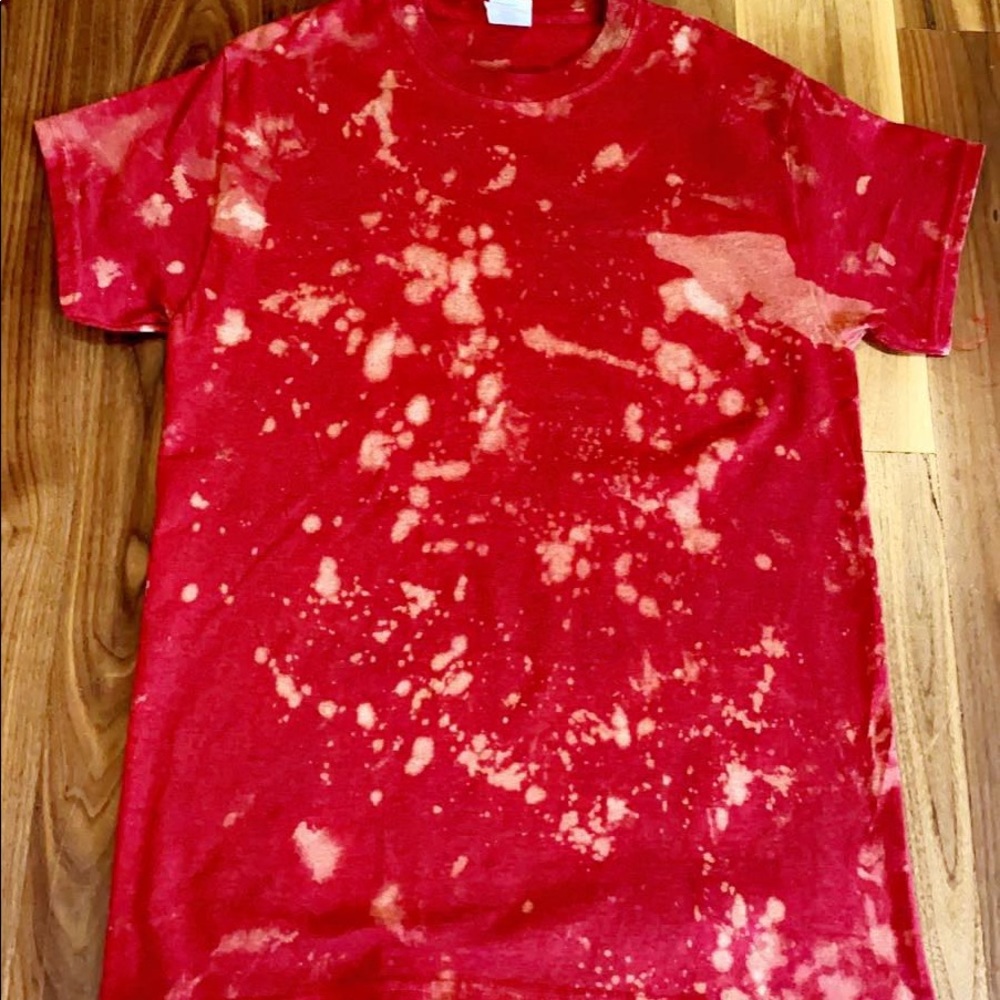 Red Bleached Shirt - Picture 2 of 2